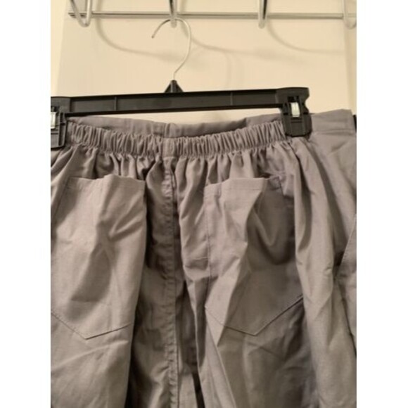 Natural Uniforms Adult Scrub Pants Nurse Medical Hospital Size Medium Gray - Picture 8 of 10